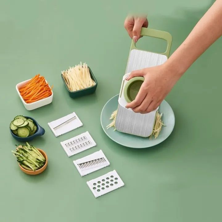5in1 Vegetable Cutter Stainless Steel