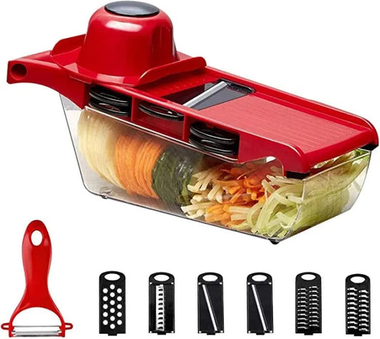 Mandoliner Slicer Vegetable Cutter With Stainless Steel Blade