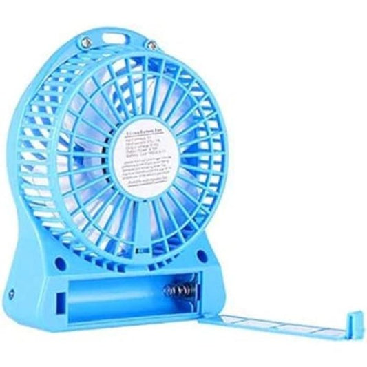 Portable Mini Usb Fan Rechargeable Battery | 3-level Speed Adjustable Electric Cooling Desktop Fan (random Colors)